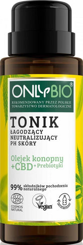 Apă de față calmantă cu ulei eco de cânepă 300 ml - DOAR BIO